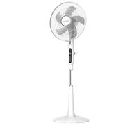Cecotec - Ventilateur sur Pied EnergySilence 1600 Moskito - 65 W, Diamètre 30 cm, Lumière LED, 10 Vitesses et 3 Modes, Pales Extérieures et Intérieures, Minuterie, Hauteur Réglable