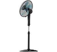 Cecotec Ventilateur sur pied EnergySilence 520 Power Black. Puissance de 50 W, 16 pouces du ventilateur, Minuterie programmable, Oscillation automatique.