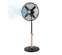 Cecotec Ventilateur sur Pied EnergySilence 600 Woodstyle, 50 W, Finition Bois, Diamètre 16"", 4 Pales, 3 Vitesses, Oscillation