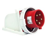 CEE-Prise murale 32A, 400V Twist, IP67, bornes à vis fermtures borgnes incluses