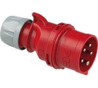CEE-STECKER 2P32 - Inverseur de phase 5 pôles, 400 V, 32 A, rouge