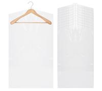 CEEYSEE Lot de 20 housses de protection pour vêtements 60x90cm Sacs de nettoyage à sec transparents Sacs de rangement pour vêtements Housse anti-poussière pour vêtements à suspendre Sacs pour robes