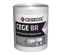 CEGECOL SIKA - Bande étanchéité sous carrelage - CEGE BR - 10m | Traitement des points singuliers sous carrelage - Compatible CARROSEC 3, CEGELASTIC WP et AQUAPROOF 650 - Pose facile