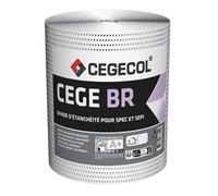 CEGECOL SIKA - Bande étanchéité sous carrelage - CEGE BR - 50m | Traitement des points singuliers sous carrelage - Compatible CARROSEC 3, CEGELASTIC WP et AQUAPROOF 650 - Pose facile