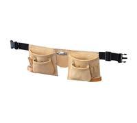 Ceinture à outils 2 poches cuir + 11compartiments - TECHMAN - 2620040