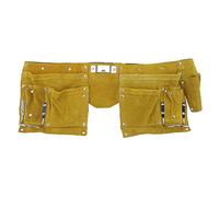 Ceinture à Outils en Cuir à Plusieurs Poches, Boucle à dégagement Rapide, Tablier de Ceinture à Outils en Cuir Portable résistant à l'usure pour Le Travail du Bois