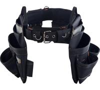 Ceinture à outils, pochette à outils professionnelle à 18 poches pour hommes, ceinture utilitaire réglable et résistante, sac de travail amovible pour électriciens, charpentiers, ouvriers du bâtiment,