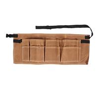 Ceinture à Outils réglable, Sac de Rangement Robuste pour Outils de Travail du Bois, Multi-Poches, pour charpentiers, mécaniciens, jardiniers, Amateurs de Bricolage, Toile de Cire (Soil Color)
