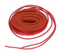 Ceinture chauffante en silicone 15 x 1000 mm, ruban chauffant flexible étanche à l'eau DC 12 V/24 V 40 W, enveloppe chauffante en silicone souple isolée pour tuyau d'huiles (DC12V)
