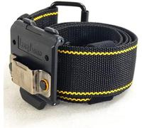 Ceinture de travail avec boucle métallique, clip et support pour mètre ruban, réglable