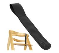 Ceinture d'entrejambe pour chaise haute, 1 pièce, noir, PU cuir, ceinture de sécurité compatible avec e.a. Stokke Tripp Trapp, roba Sit Up, Safety 1st, Kinderkaft