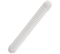 Ceinture en rotin imperméable - Filet alvéolé en plastique imperméable - Chaise en osier viennois pour projets de bricolage 1 m x 60 cm - Blanc