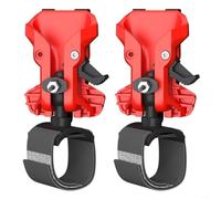 Ceinture Outils Électicien 2pcs Rapide ABS Ceinture Outils Électicien | Mécanisme verrouillage sécurisé, déverrouillage rapide one-hand, pour idéal pour perceuse visseuse, lot de 2 rouges