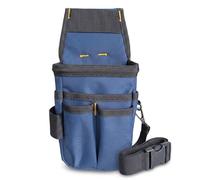 Ceinture Outils Tissu Oxford Renforcé avec Ceinture Réglable 27x13.5x8 cm | Ceinture porte Outil pour Hommes Sacoche Outils Ceinture pour Charpentier Constructeur Technicien Électriciens