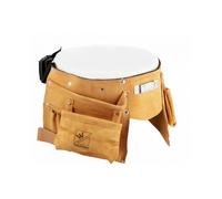 Ceinture porte-outil en cuir, 10 poches