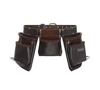 Ceinture Porte Outils En Cuir Supérieur 12 Poches, Sacoche Outillage Électricien Avec Ceinture Ajustable En Cuir Pour Toutes Tailles, Idéal Pour Homme Bricoleur, Plaquiste, Menuisier