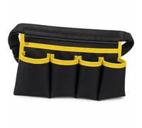 Ceinture Porte-Outils multifonctionnelle 7 Poches, Sacoche Taille en Tissu Oxford pour Nettoyage et caissiers, pour intérieur, Vert, Style to 3