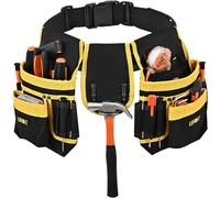 Ceinture porte-outils pour hommes, avec 26 poches, robuste, réglable et amovible