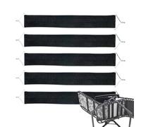 Ceintures en tissu pour fauteuil inclinable, 5 pièces de sangles élastiques anti-fissures pour fauteuils, pièces de réparation de fauteuil inclinable haute résistance, sangles de renfort de siège