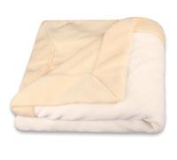 CelinaTex Couverture Moelleuse 150 x 200 cm Beige et Blanc crème Couverture canapé Couverture Salon Microfibre Polaire Oeko-TEX Toronto