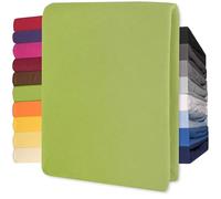 CelinaTex Lucina Drap-Housse revêtement surmatelas lit sommier tapissier Coton 180x200-200x200 cm Vert