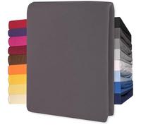 CelinaTex Lucina Drap-Housse surmatelas Housse lit sommier tapissier Coton 140x200-160x200 cm Anthracite