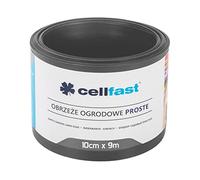 Cellfast 5901828850882 - Bordure de pelouse Lisse - en Plastique Graphite - 15 cm x 9 m