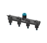 Cellfast Distributeur 4 Voies Raccordement Tuyau D'arrosage en Fibre De Verre Régulation Continue Robinet G1/2" G3/4" G1 Ergo