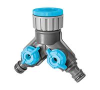 Cellfast Distributeur Double Raccord Tuyau d'Arrosage Branchement Régulation sans Paliers Robinet G3/4" G1 Idéal