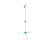 Cellfast Douche de jardin ERGO, Réglage de la force du jet, Aluminium léger et résistant à la corrosion, Réglage facile, Système SAFETOUCH, Avec support, Pression maximale 6 bar