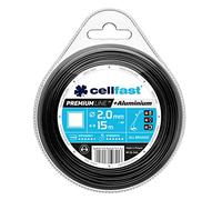 Cellfast Fil De Coupe Fil De Débroussailleuse Renforcé Acier Trempé Et Résistant Premium Carré 2,0 mm 15 m