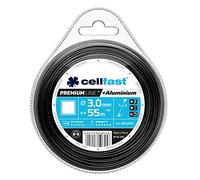 Cellfast Fil De Coupe Fil De Débroussailleuse Renforcé Acier Trempé Et Résistant Premium Carré 3,0 mm 55 m