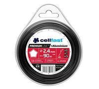 Cellfast Fil de débroussailleuse Premium Étoile acier trempé renforcé et résistant 2,4 mm 90 m
