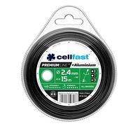 Cellfast Fil De Coupe Fil De Débroussailleuse Renforcé Acier Trempé Et Résistant Premium Rond 2,4 mm 15 m