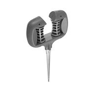 Cellfast Guide du tuyau d'arrosage cellPRO™ sur la pointe de terre qui empêche l'emmêlement et le pliage du tuyau, 2 rouleaux de guidage, une répartition appropriée d'un tuyau dans le jardin, 52-191