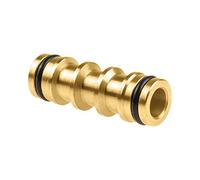 Cellfast Hose Coupling Brass™ pour Le raccordement séparable de Deux extrémités de Tuyau en Laiton 1/2" ou 3/4", 52-840