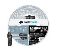 Cellfast Kit pour Pompes - Tuyau Suceuse - Panier et Raccords - 1" 4 m Energoflex