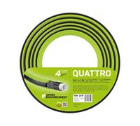 Cellfast QUATRO Tuyau d'arrosage résistant léger à 4 couches, résistant aux UV, tuyau en fil, tresse croisée, 20 bar, 3/4" 15 m, 10-074