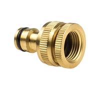 Cellfast Raccord Universel avec Filetage Femelle Brass, raccord Rapide G1/2" - G3/4", 21,00mm-26,5mm, 52-860