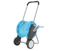 CELLFAST : Tambour/Support pour tuyau d'arrosage avec roues, incluant le tuyau Compact 3/4", 20 mètres