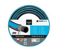 Cellfast Tuyau Arrosage 3 Couches Flexible Fil De Qualité Supérieure Résistant Aux UV 1 2 Pouces 50 Mètres Smart, Noir/Bleu