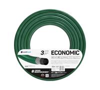 Cellfast Tuyau d'arrosage Economic, Flexible, 3 Couches, Polyester tressé en Croix, résistant aux UV, 1/2",50m,10-003, Vert