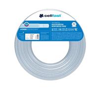 Cellfast Tuyau Technique Renforcé 3 Couches - Multifonctionnel - Transfert De Produits De Protection Des Plantes Et Des Liquides Alimentaires - PVC - 6 x 2 mm - 25 m