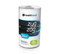 Cellfast ZygZag Kit de Tuyau 15 m Longueur de Fonctionnement 30 m Tuyau très léger mais Durable Extensible et Raccourci sans enchevêtrements 19-042 Bleu 15-30 m