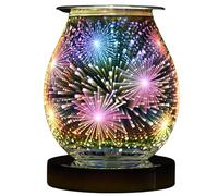 Cello Firework Brûleur électrique 3D Touch Diffuseur électrique Brûleur à cire et à huile Nouveaux cadeaux pour la maison, la décoration de la maison, la décoration de la pièce, les accessoires de