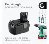 CELLONIC 1x Batterie compatible avec Hitachi C 18DL, 18DLX, 326240