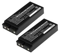 CELLONIC 2x 2500mAh Batterie pour télécommande compatible avec Ikusi IK3 transmitters, IK4, T70/3, BT24IK - (2500mAh, 4.8V)