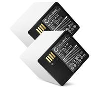 CELLONIC 2x Batterie compatible avec Arlo Ultra 2, Pro 5, 4, Go 2, 3, A-14 | 10400mAh, 3.7V, Lithium Ion pour Arlo Pro 3 Floodlight, Ultra 2 XL, 4, A-7a