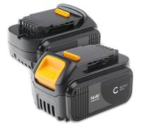 CELLONIC 2x Batterie compatible avec Dewalt DCR020, DCR027, DCB090, DCB141
