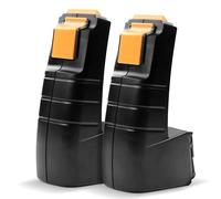 CELLONIC 2x Batterie compatible avec FESTOOL CCD 9.6, ES, BPH 9.6 C